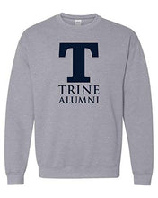 Load image into Gallery viewer, Trine University T Alumni Crewneck Sweatshirt - Black