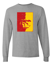 Load image into Gallery viewer, Pittsburg State Pride Gorilla Long Sleeve T-Shirt - Sport Grey