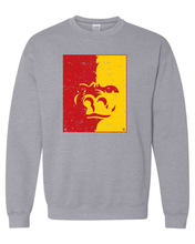 Load image into Gallery viewer, Pittsburg State Pride Gorilla Crewneck Sweatshirt - Sport Grey