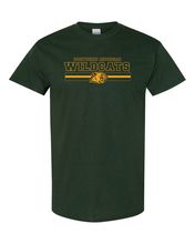 Load image into Gallery viewer, Northern Michigan Wildcats One Color T-Shirt - Forest Green