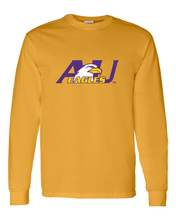 Load image into Gallery viewer, Ashland University AU Mascot Long Sleeve T-Shirt - Gold