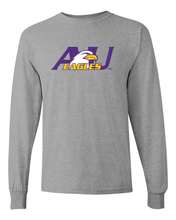 Load image into Gallery viewer, Ashland University AU Mascot Long Sleeve T-Shirt - Sport Grey