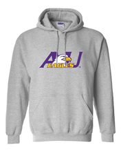 Load image into Gallery viewer, Ashland University AU Mascot Hooded Sweatshirt - Sport Grey