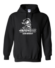 Load image into Gallery viewer, Premium Calvin University 1 Color Knights Adult Hooded Sweatshirt - Black