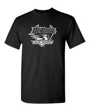 Load image into Gallery viewer, DePaul University 1 Color Full Logo Adult T-Shirt - Black