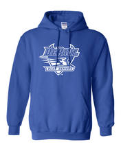 Load image into Gallery viewer, Premium DePaul University 1Color Full Logo Adult Hooded Sweatshirt - Royal