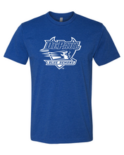 Load image into Gallery viewer, Premium DePaul University 1 Color Full Logo Adult T-Shirt - Royal