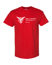 Load image into Gallery viewer, Ball State University Alumni One Color T-Shirt - Red