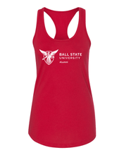 Load image into Gallery viewer, Ball State University Alumni One Color Tank Top - Red