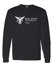 Load image into Gallery viewer, Ball State University Alumni One Color Long Sleeve - Black