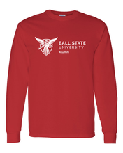 Load image into Gallery viewer, Ball State University Alumni One Color Long Sleeve - Red