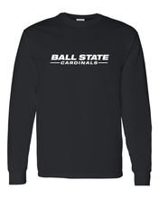Load image into Gallery viewer, Ball State University Text Only One Color Long Sleeve - Black
