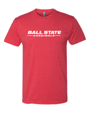 Load image into Gallery viewer, Ball State University Text Only One Color Exclusive Soft Shirt - Red