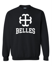 Load image into Gallery viewer, Saint Mary's College Belles 1 Color Logo Crewneck Sweatshirt - Black