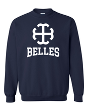 Load image into Gallery viewer, Saint Mary's College Belles 1 Color Logo Crewneck Sweatshirt - Navy