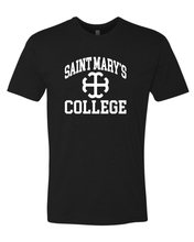 Load image into Gallery viewer, Saint Mary's College White Logo T-Shirt - Black