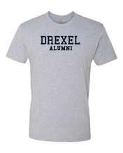 Load image into Gallery viewer, Drexel University Alumni Navy Text T-Shirt - Heather Gray