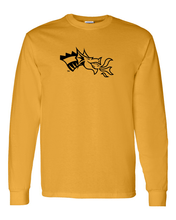 Load image into Gallery viewer, Drexel University Dragon Head 1 Color Long Sleeve - Gold