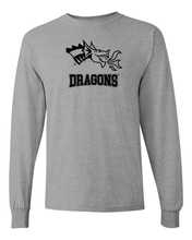Load image into Gallery viewer, Drexel University Dragon Head Dragons Long Sleeve - Sport Grey