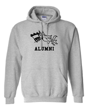 Load image into Gallery viewer, Drexel University Dragon Head Alumni Hooded Sweatshirt - Sport Grey