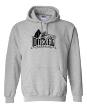 Load image into Gallery viewer, Drexel University Full Logo 1 Color Hooded Sweatshirt - Sport Grey