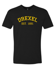 Load image into Gallery viewer, Drexel University Drexel Vintage 1891 T-Shirt - Black