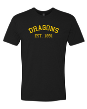 Load image into Gallery viewer, Drexel University Dragons Vintage 1891 T-Shirt - Black