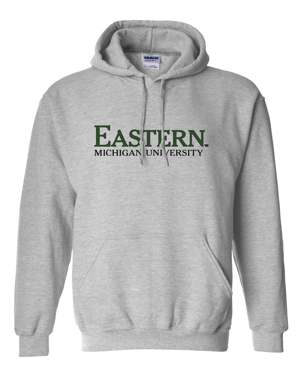 Eastern Michigan University Two Color Hooded Sweatshirt