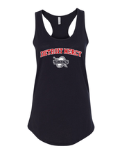 Load image into Gallery viewer, Detroit Mercy Arched Two Color Ladies Tank - Black