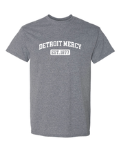 Load image into Gallery viewer, Detroit Mercy EST One Color T-Shirt - Graphite Heather