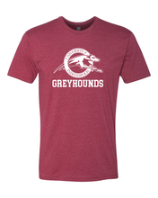 Load image into Gallery viewer, University of Indianapolis Greyhounds White Text Exclusive Soft Shirt - Cardinal