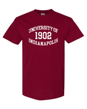 Load image into Gallery viewer, University of Indianapolis 1902 Vintage T-Shirt - Cardinal Red