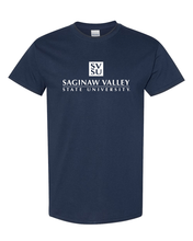 Load image into Gallery viewer, SVSU Stacked One Color T-Shirt - Navy