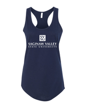 Load image into Gallery viewer, SVSU Stacked One Color Tank Top - Midnight Navy
