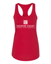 Load image into Gallery viewer, SVSU Stacked One Color Tank Top - Red