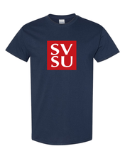 Load image into Gallery viewer, SVSU Block Two Color T-Shirt - Navy