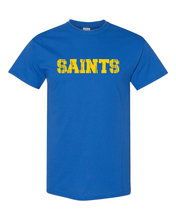 Load image into Gallery viewer, Siena Heights Distressed Saints T-Shirt - Royal