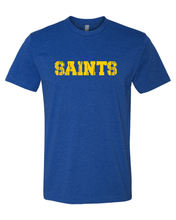 Load image into Gallery viewer, Siena Heights Distressed Saints Exclusive Soft Shirt - Royal