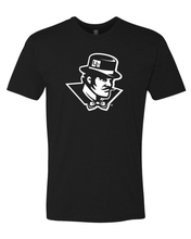 Load image into Gallery viewer, Evansville White Ace Mascot Exclusive Soft Shirt - Black