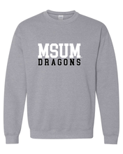 Load image into Gallery viewer, Minnesota State Moorhead Dragons Crewneck Sweatshirt - Sport Grey