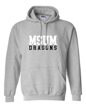 Load image into Gallery viewer, Minnesota State Moorhead Dragons Hooded Sweatshirt - Sport Grey