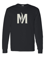 Load image into Gallery viewer, Minnesota State Moorhead M Long Sleeve T-Shirt - Black