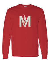 Load image into Gallery viewer, Minnesota State Moorhead M Long Sleeve T-Shirt - Red