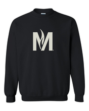 Load image into Gallery viewer, Minnesota State Moorhead M Crewneck Sweatshirt - Black