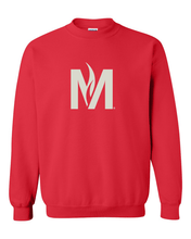 Load image into Gallery viewer, Minnesota State Moorhead M Crewneck Sweatshirt - Red