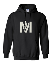 Load image into Gallery viewer, Minnesota State Moorhead M Hooded Sweatshirt - Black