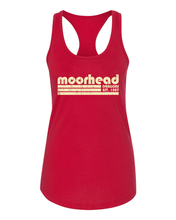 Load image into Gallery viewer, Minnesota State Moorhead Est 1887 Ladies Racer Tank Top - Red