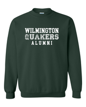 Load image into Gallery viewer, Wilmington Quakers Alumni Crewneck Sweatshirt - Forest Green