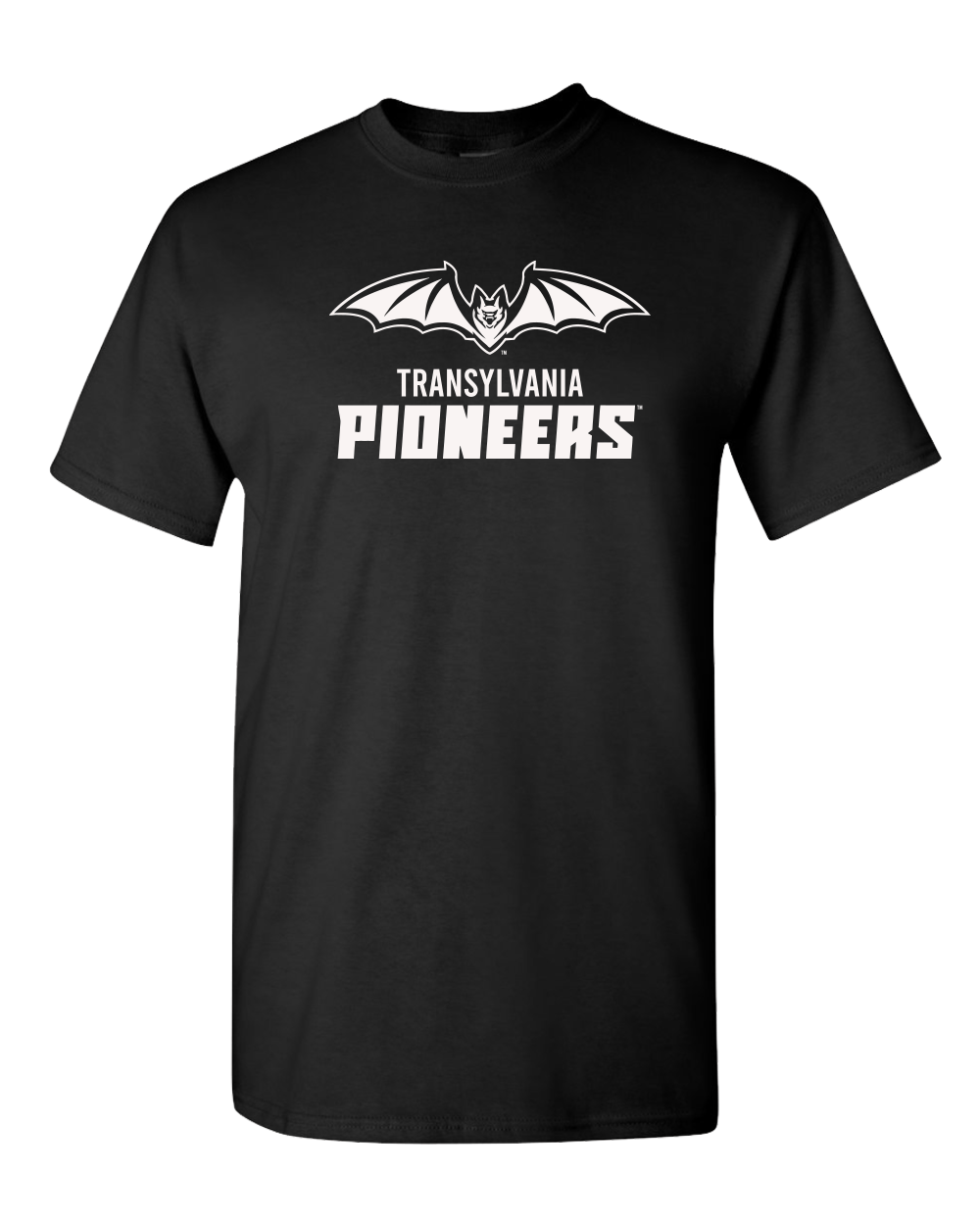 Transylvania University Pioneers Basic Block Long Sleeve T Shirt - Black