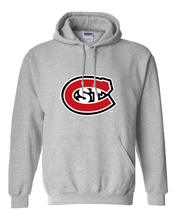 Load image into Gallery viewer, St Cloud State Full Color C Hooded Sweatshirt - Sport Grey